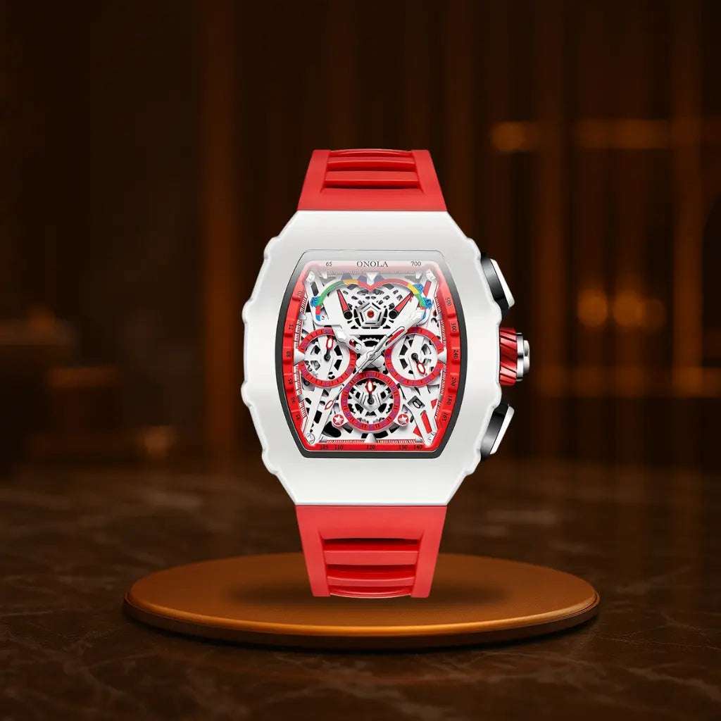 HOVX Atlas Barrel – Men’s Quartz Barrel-Shaped Watch