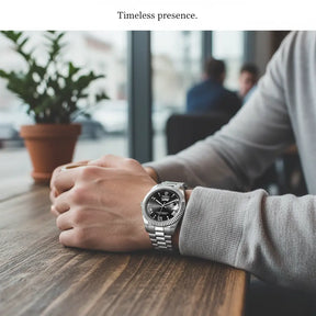 HOVX Aurelius Steel Men’s Watch