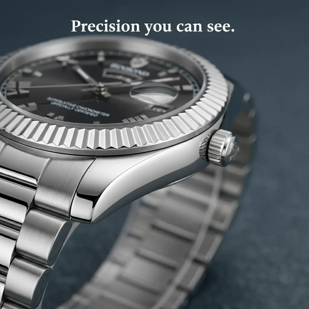 HOVX Aurelius Steel Men’s Watch