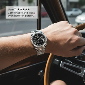 HOVX Aurelius Steel Men’s Watch