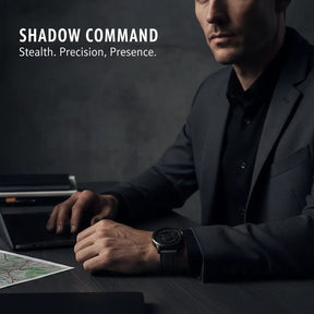 HOVX Eclipse Vortex – Men’s Quartz Leather Watch