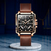 HOVX Imperium Chrono Square Chronograph Watch