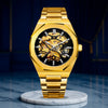 HOVX Monaco Skeleton Automatic Watch