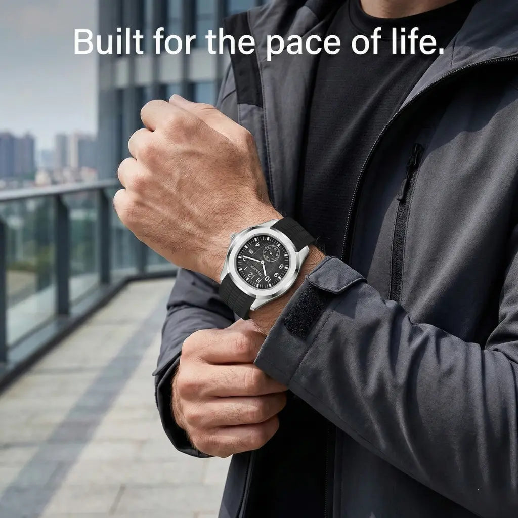 HOVX Oceanis 42 – Sport Rubber Strap Men’s Watch