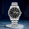 HOVX Sovereign Date Stainless Steel Luxury Men’s Watch