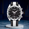 HOVX Ironfield Chronograph – Military Leather Men’s Watch