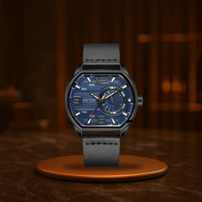 Premium Leather Sports Men's Watch