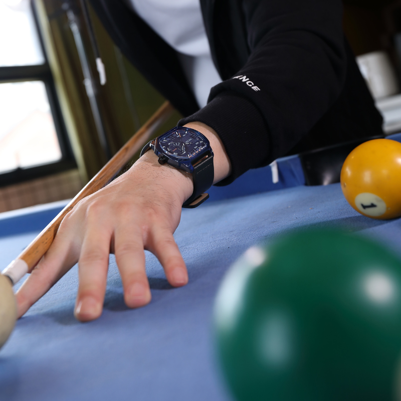 Premium Leather Sports Men's Watch