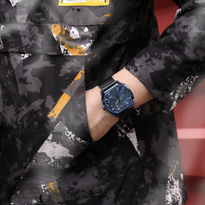 Premium Leather Sports Men's Watch