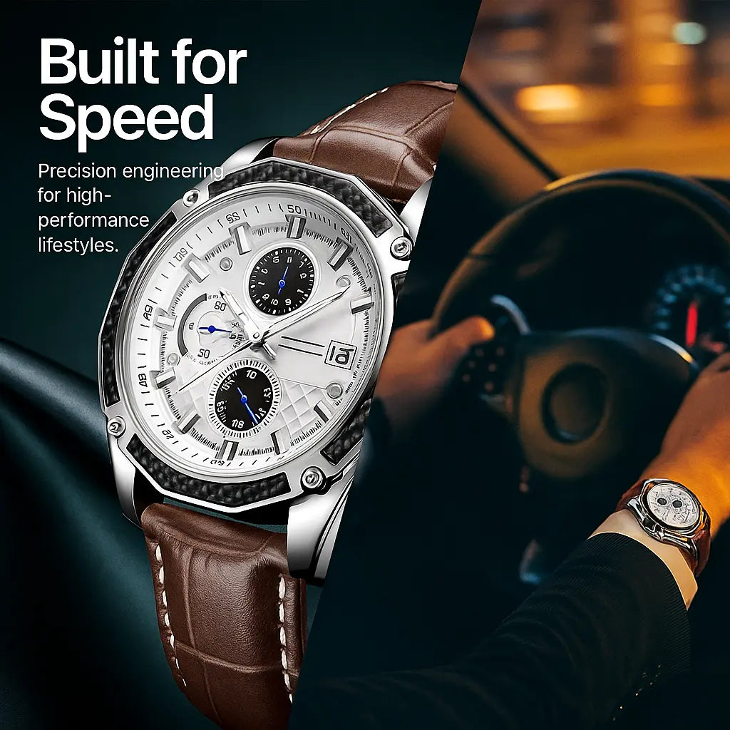 Quartz Chronograph Racing Men's Watch