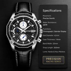 Quartz Chronograph Racing Men's Watch