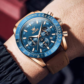 Quartz Waterproof Men's Watch Rose