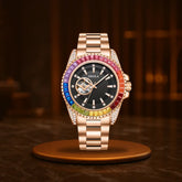 Rainbow Luxe Automatic Skeleton Watch