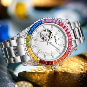 Rainbow Luxe Automatic Skeleton Watch