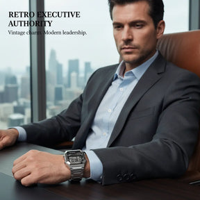 RetroSquare Digital Watch