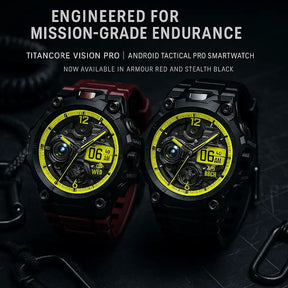 TitanCore Vision Pro – Android Tactical Pro Smartwatch
