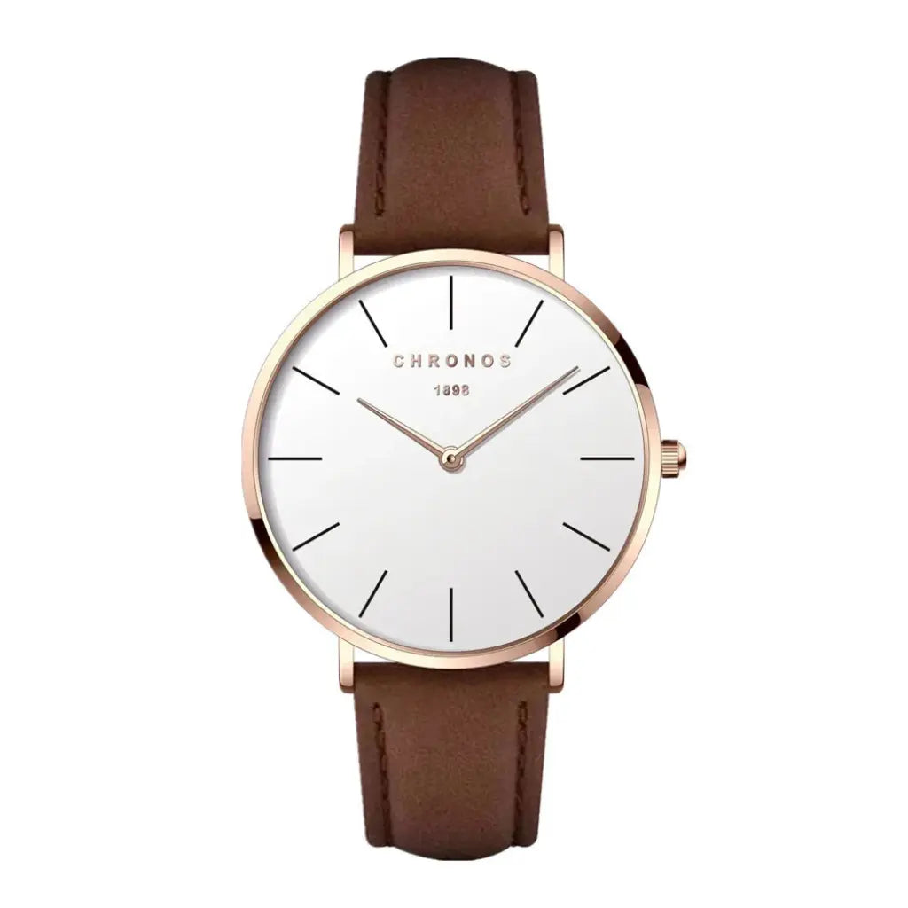 Zenith Classic – Quartz Casual Leather Watch
