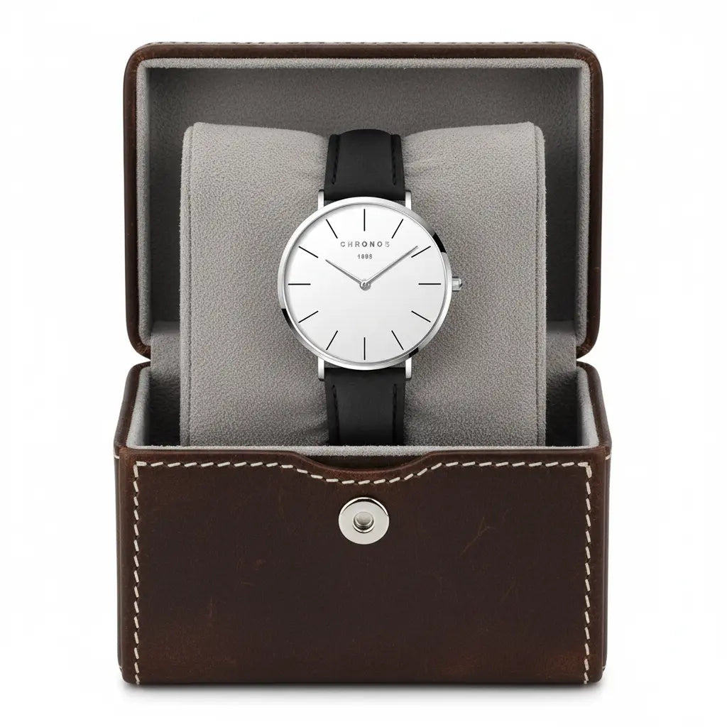 Zenith Classic – Quartz Casual Leather Watch