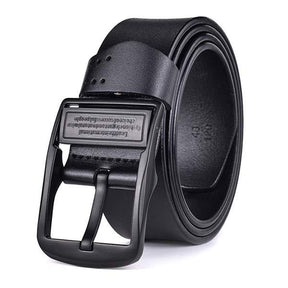 Classic Leather Pin Buckle Belt