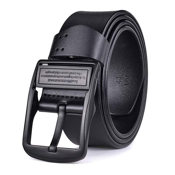 Classic Leather Pin Buckle Belt
