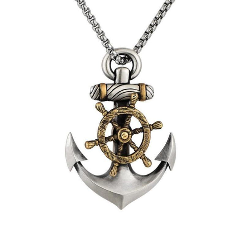 Vintage Anchor Necklace