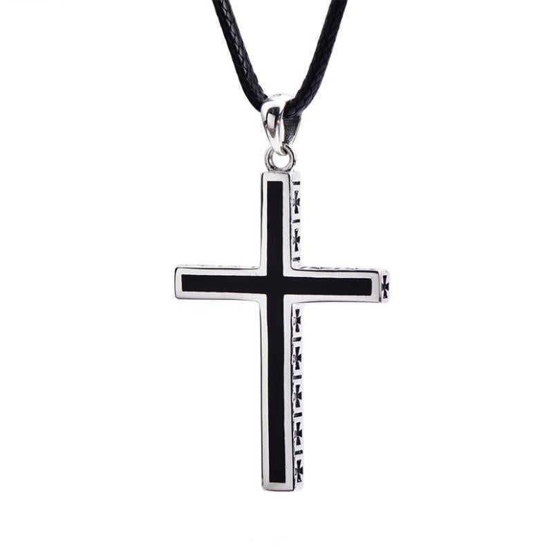 Retro Casual Simple Cross Necklace