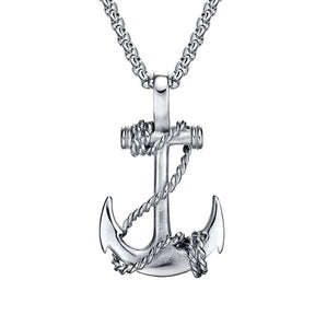 Anchor Cross Necklace
