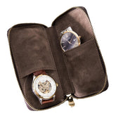 Vintage Handmade Leather Watch Storage Bag