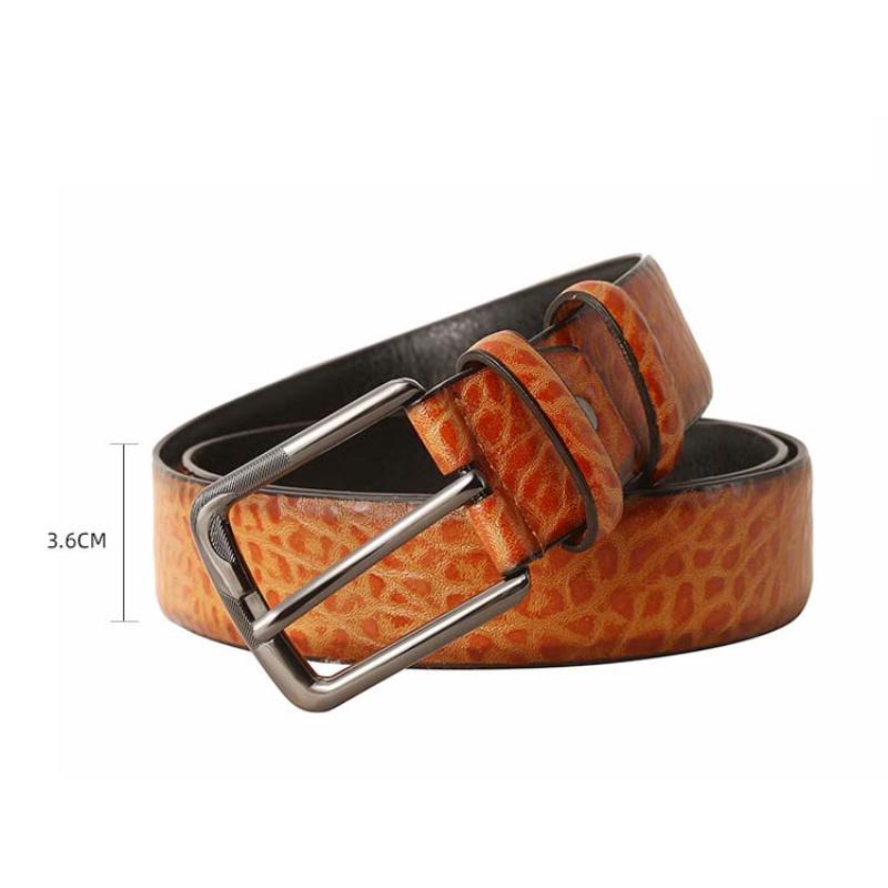 Retro Leather Pin Buckle Belt