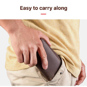 Vintage Handmade Leather Watch Storage Bag