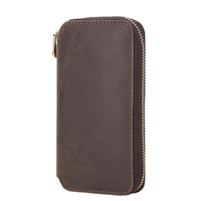 Vintage Handmade Leather Watch Storage Bag